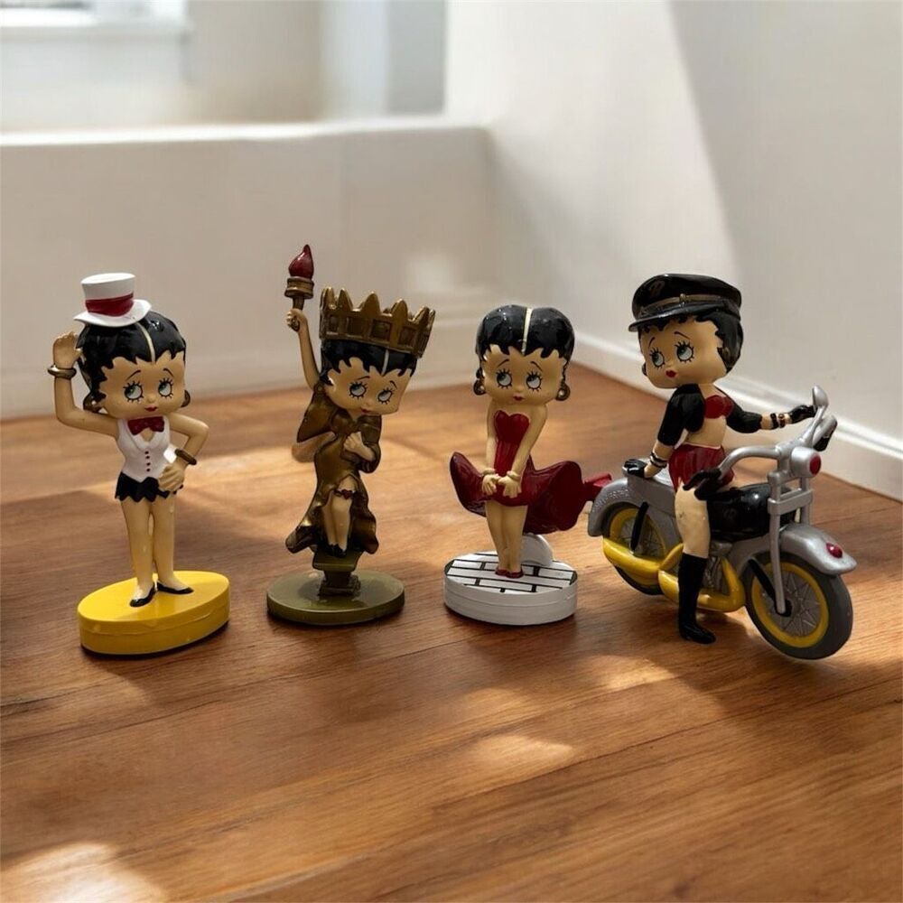 King Features Syndicate Betty Boop Loose Toy Figures Figurines Collectable Biker